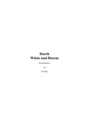 Cover von Durch Wüste und Harem. Reiseerlebnisse - Carl May.