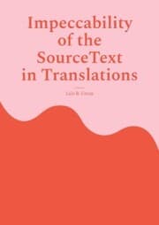 Cover von Impeccability of the Source Text in Translations