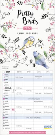 Cover von Familienplaner Pretty Birds 2027