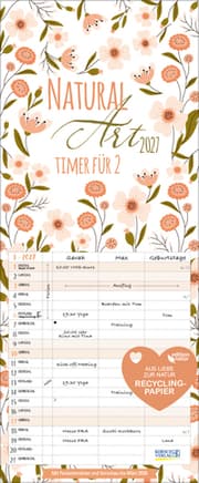 Cover von Natural Art Timer für 2 Recyclingpapier 2027