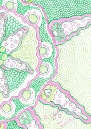 Cover von Tagebuch Notizbuch mit Mandala: Glückskind