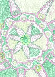 Cover von Tagebuch Notizbuch mit Mandala: Glückskind