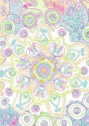 Cover von Tagebuch Notizbuch mit Mandala: Transformation