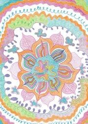 Cover von Tagebuch Notizbuch mit Mandala: Voller Wunder