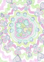 Cover von Tagebuch, Notizbuch mit dem Mandala: Geborgenheit