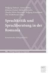 Cover von Sprachkritik und Sprachberatung in der Romania