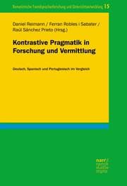 Cover von Kontrastive Pragmatik in Forschung und Vermittlung