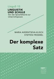 Cover von Der komplexe Satz