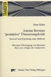 Cover von Antoine Bermans 'produktive' Übersetzungskritik