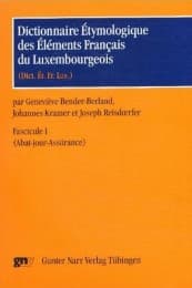 Cover von Dictionnaire Étymologique des Éléments Français du Luxembourgeois