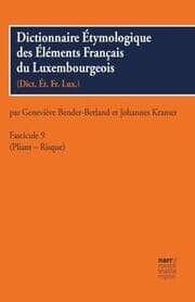 Cover von Dictionnaire Étymologique des Éléments Francais du Luxembourgeois