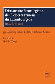 Cover von Dictionnaire Étymologique des Éléments Francais du Luxembourgeois