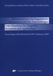 Cover von Datenstrukturen für linguistische Ressourcen und ihre Anwendungen