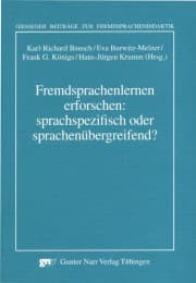 Cover von Fremdsprachenlernen erforschen: sprachspezifisch oder sprachenübergreifend?