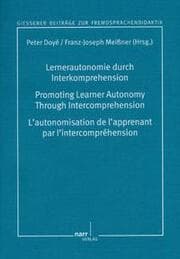 Cover von Lernerautonomie durch Interkomprehension: Projekte und Perspektiven