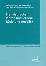 Cover von Fremdsprachen lehren und lernen: Rück- und Ausblick