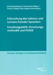 Cover von Erforschung des Lehrens und Lernens fremder Sprachen