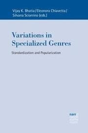 Cover von Variations in Specialized Genres