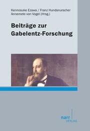Cover von Beiträge zur Gabelentz-Forschung