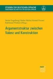 Cover von Argumentstruktur zwischen Valenz und Konstruktion