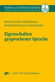 Cover von Eigenschaften gesprochener Sprache