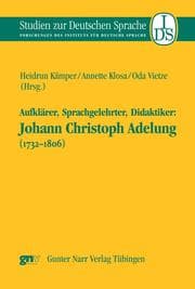 Cover von Aufklärer, Sprachgelehrter, Didaktiker