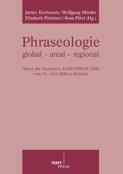 Cover von Phraseologie global - areal - regional