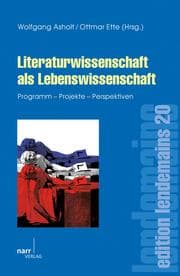 Cover von Literaturwissenschaft als Lebenswissenschaft