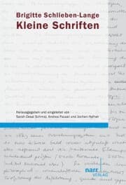 Cover von Kleine Schriften