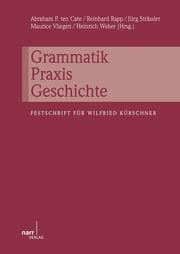 Cover von Grammatik - Praxis - Geschichte