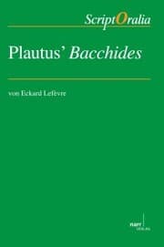 Cover von Plautus' Bacchides