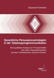 Cover von Sprachliche Persuasionsstrategien in der Teleshoppingkommunikation