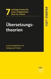 Cover von Übersetzungstheorien
