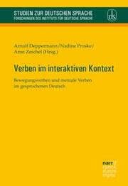 Cover von Verben im interaktiven Kontext