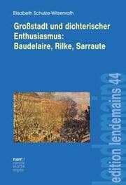 Cover von Großstadt und dichterischer Enthusiasmus: Baudelaire, Rilke, Sarraute