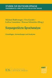 Cover von Korpusgestützte Sprachanalyse