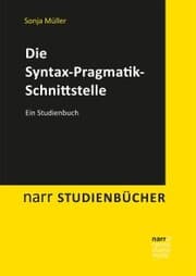 Cover von Die Syntax-Pragmatik-Schnittstelle