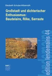 Cover von Großstadt und dichterischer Enthusiasmus Baudelaire, Rilke, Sarraute