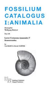 Cover von Fossilium Catalogus Animalia Pars 148