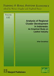 Cover von Analysis of Regional Cluster Development in Indonesia: