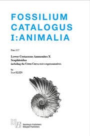 Cover von Fossilium Catalogus Animalia Pars 157