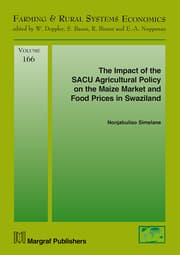 Cover von The Impact of the SACU Agricultural Policy on the Maize Market and Food Prices in Swaziland