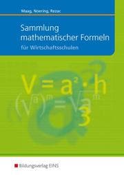 Cover von Sammlung mathematischer Formeln für Wirtschaftsschulen