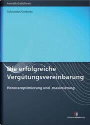 Cover von Die erfolgreiche Vergütungsvereinbarung
