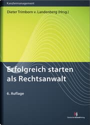 Cover von Erfolgreich starten als Rechtsanwalt