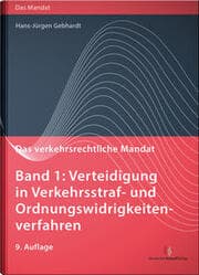 Cover von Das verkehrsrechtliche Mandat 1
