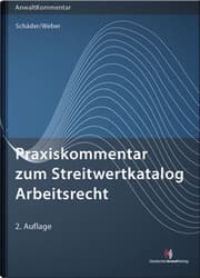 Cover von Praxiskommentar zum Streitwertkatalog Arbeitsrecht