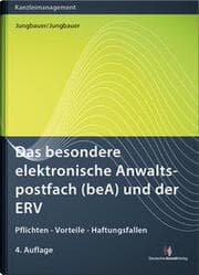 Cover von Das besondere elektronische Anwaltspostfach (beA) und der ERV