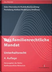 Cover von Das familienrechtliche Mandat - Unterhaltsrecht
