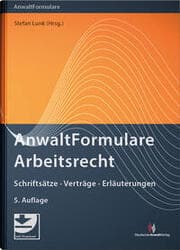 Cover von AnwaltFormulare Arbeitsrecht